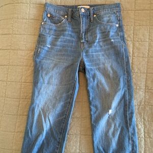 Madewell classic straight jean